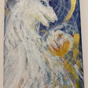 絵画 のおすすめ作品・人気作家 白龍 開運 龍画 白龍 – 白龍と満月シリーズ インテリア絵画 アート