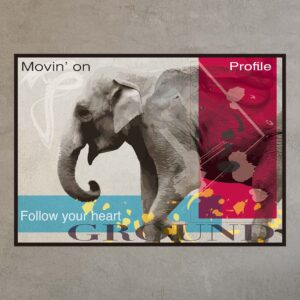 デジタルイラスト のおすすめ作品・人気作家 動物 Movin’ on インテリア絵画 アート