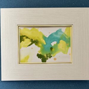 日本画 のおすすめ作品・人気作家 抽象画 緑 ゴールド 黄緑 Challenge! インテリア絵画 アート