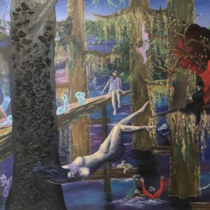 Uncategorized 湖木 東雲（しののめ）のカーニヴァル インテリア絵画 アート