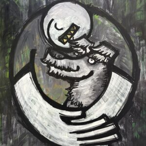 アクリル画 のおすすめ作品・人気作家 人物 犬 いぬ 人 HUG &PIECE インテリア絵画 アート