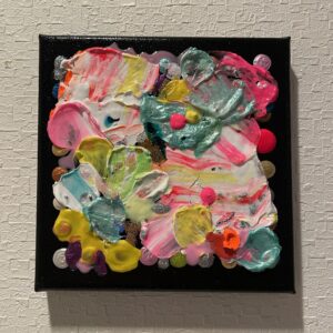 アクリル画 のおすすめ作品・人気作家 宇宙 抽象画 星 インテリア カラフル ゴールド シルバー元気 パワー リズム 楽しい 銀河 universe11 インテリア絵画 アート