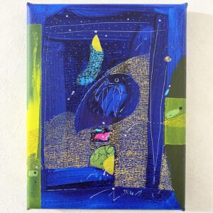 アクリル画 のおすすめ作品・人気作家 抽象画 アクリル画 ブルー 今日の絵 心象 心象風景 日々の心象シリーズ 風景画 continue インテリア絵画 アート