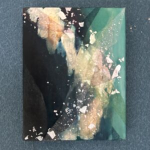 日本画 のおすすめ作品・人気作家 森 緑 日本画 銀箔 光の降る森 インテリア絵画 アート