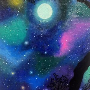 Uncategorized 夜空星月 星月夜 インテリア絵画 アート