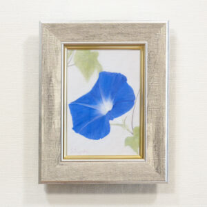 油絵 のおすすめ作品・人気作家 油彩 油絵 花 floral morning glory oilpainting Satoru Satoru Tsuyuha summer Tsuyuha 朝顔 紺 覚 露羽 露羽 覚 青 紺青の朝顔（2026 夏） Dark Blue Morning Glory インテリア絵画 アート