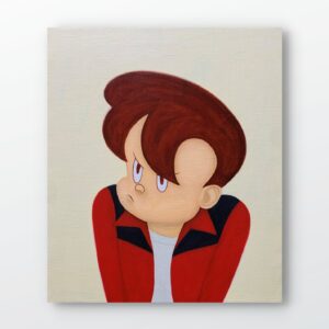 絵画 のおすすめ作品・人気作家 人物 アクリル画 インテリア キャラクター ベージュ ポップアート 現代アート Tomorrow never knows インテリア絵画 アート
