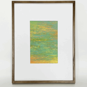 抽象画 のおすすめ作品・人気作家 抽象画 Abstract painting Lovely アナログ インテリア エメラルドグリーン オレンジ クレヨン 原画 明るい Untitled-EGOR01 インテリア絵画 アート
