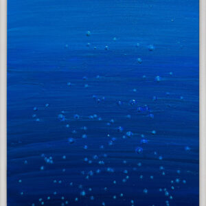 アクリル画 のおすすめ作品・人気作家 抽象画 海 テクスチャアート 青 深海 インテリア絵画 アート