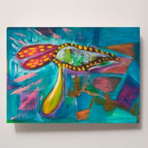 アクリル画 のおすすめ作品・人気作家 アクリル 抽象画 水彩画 緑 赤 黄色 モダンアート 現代アート 青 傍迷惑 ーAn Inconvenience to Othersー インテリア絵画 アート