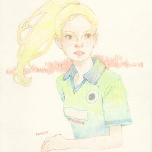 絵画 のおすすめ作品・人気作家 人物 色鉛筆 ゲームシャツ インテリア絵画 アート
