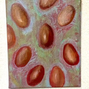 油絵 のおすすめ作品・人気作家 抽象画 油彩 油絵 インテリア パステルカラー 卵 油画 Gentle Barrage インテリア絵画 アート