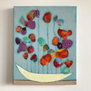 アクリル画 のおすすめ作品・人気作家 抽象画 花 【O様専用】花舟 18 インテリア絵画 アート