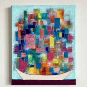 アクリル画 のおすすめ作品・人気作家 抽象画 カラフル 船 宝船 13 インテリア絵画 アート