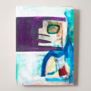 アクリル画 のおすすめ作品・人気作家 アクリル 抽象画 水彩画 グレー モダンアート 現代アート 紫 青 アンサンブル インテリア絵画 アート