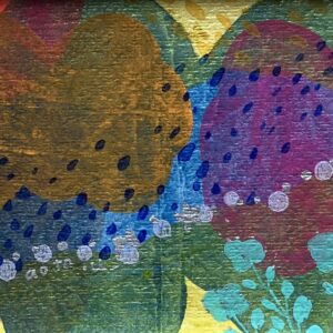 アクリル画 のおすすめ作品・人気作家 抽象 花 HAPPY 庭 癒し 笑顔 蝶 【 group (もくもの) 】 インテリア絵画 アート