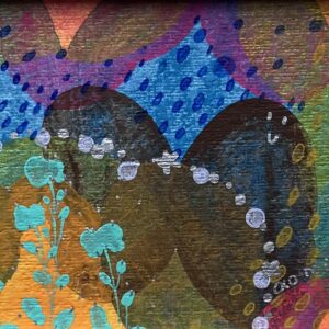 アクリル画 のおすすめ作品・人気作家 抽象 花 HAPPY 庭 癒し 笑顔 蝶 【 fence (晴れば) 】 インテリア絵画 アート