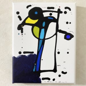 アクリル画 のおすすめ作品・人気作家 抽象画 アクリル画 ブルー ホワイト 今日の絵 心象 心象風景 日々の心象シリーズ 風景画 blue eyes インテリア絵画 アート