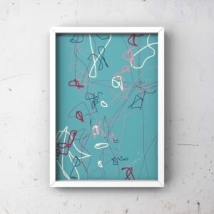 絵画 のおすすめ作品・人気作家 抽象画 くすみカラー アースカラー カラフル ジークレー ナチュラルインテリア ニュアンスカラー リラックス 北欧インテリア 北欧モダン 壁掛け 額装あり 額装済み Untitled-9 インテリア絵画 アート