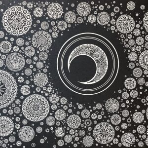 ペン画 ドローイングのおすすめ作品・人気作家 月,星,夜空 月夜 インテリア絵画 アート