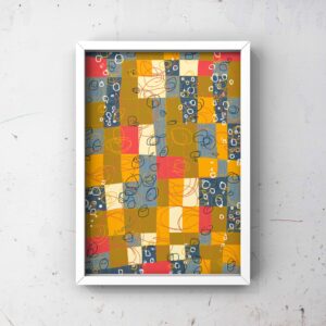 絵画 のおすすめ作品・人気作家 ピンク 抽象画 くすみカラー アースカラー イエロー オレンジ カラフル ジークレー ナチュラルインテリア ニュアンスカラー ブルー リラックス 北欧インテリア 北欧モダン 壁掛け 額装あり 額装済み Untitled-14 インテリア絵画 アート