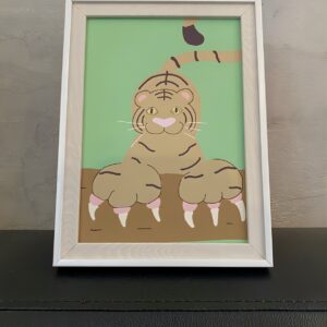 デジタルイラスト のおすすめ作品・人気作家 動物トライラスト Hunting time インテリア絵画 アート