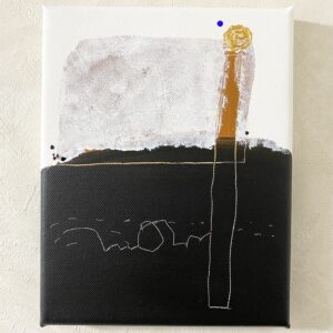アクリル画 のおすすめ作品・人気作家 抽象画 アクリル画 ブラック 今日の絵 心象 心象風景 日々の心象シリーズ 風景画 excavate インテリア絵画 アート