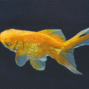 油絵 のおすすめ作品・人気作家 動物 金魚 魚 写実 金魚(リュウキン) インテリア絵画 アート