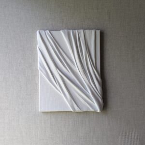 絵画 のおすすめ作品・人気作家 立体 テクスチャーアート ドレープアート Drape Art – White Contour インテリア絵画 アート
