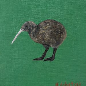 油絵 のおすすめ作品・人気作家 キウイ鳥動物油絵 キウイ インテリア絵画 アート