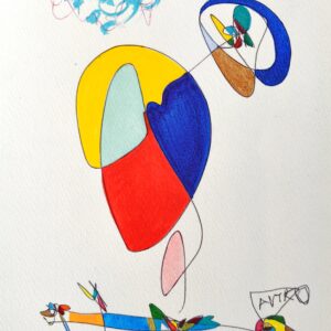 水彩画 のおすすめ作品・人気作家 音楽線 あびこ民藝 インテリア絵画 アート