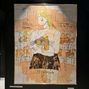 絵画 のおすすめ作品・人気作家 猫 オレンジ 大きい絵 orange インテリア絵画 アート