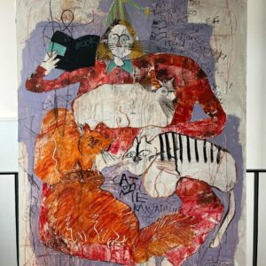 絵画 のおすすめ作品・人気作家 猫 大きい絵 cat lover インテリア絵画 アート