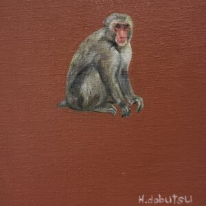 油絵 のおすすめ作品・人気作家 ニホンザル猿動物油絵 ニホンザル インテリア絵画 アート