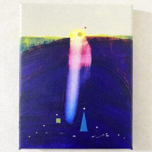アクリル画 のおすすめ作品・人気作家 抽象画 アクリル画 ブルー 今日の絵 心象 心象風景 日々の心象シリーズ 風景画 ascension インテリア絵画 アート