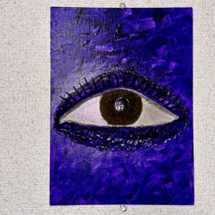 彫刻 レリーフ 立体アート のおすすめ作品・人気作家 目眼球アクリル画立体アクリルアートロックダークゴシック闇 The Third Layer インテリア絵画 アート