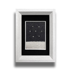アクリル画 のおすすめ作品・人気作家 黒 シンプル メタリック 冬 銀 雪 風景 銀世界 インテリア絵画 アート