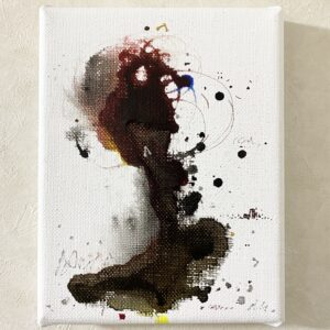 アクリル画 のおすすめ作品・人気作家 抽象画 アクリル画 ブラック ホワイト 今日の絵 心象 心象風景 日々の心象シリーズ 風景画 presence インテリア絵画 アート