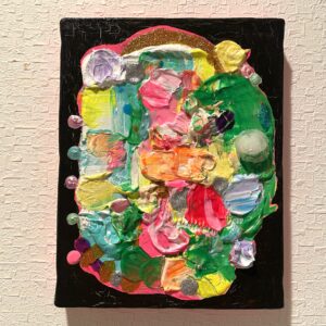 アクリル画 のおすすめ作品・人気作家 抽象画 星 カラフル テクスチャーアート 星のカケラg インテリア絵画 アート