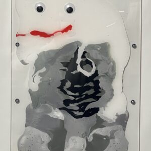 絵画 のおすすめ作品・人気作家 アクリル おばけ かわいい けったい デカルコマニー ホラー ムニュティング画 墓 幽霊 現代アート ゆうれい インテリア絵画 アート