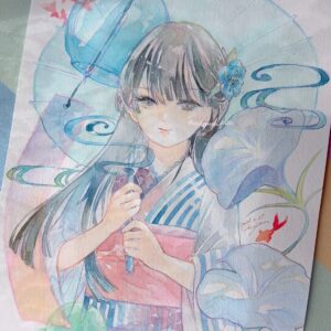 イラスト のおすすめ作品・人気作家 和風 涼を運ぶ インテリア絵画 アート