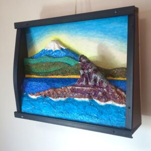 絵画 のおすすめ作品・人気作家  富士とえぼし岩 インテリア絵画 アート