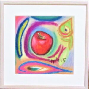 パステル画 のおすすめ作品・人気作家 パステル りんご 妖精 果物 Apple15 インテリア絵画 アート