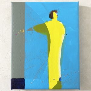 アクリル画 のおすすめ作品・人気作家 抽象画 アクリル画 ブルー 今日の絵 心象 心象風景 日々の心象シリーズ 風景画 そこにありますよ インテリア絵画 アート