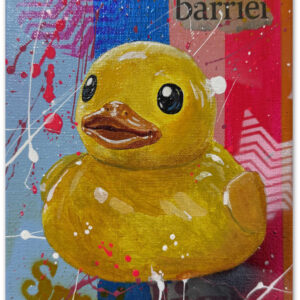 アクリル画 のおすすめ作品・人気作家 黄色 ぴんく アヒル イエロー ピンク 黄色 Happy Splash インテリア絵画 アート