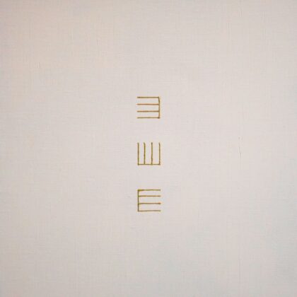 油絵 のおすすめ作品・人気作家 抽象 凹凸 白 線 金 Sign インテリア絵画 アート