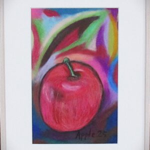 パステル画 のおすすめ作品・人気作家 パステル，りんご，果物，幻想， Apple25 インテリア絵画 アート
