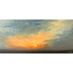 油絵 のおすすめ作品・人気作家 油彩 oilpainting 空 絵画 風景画 光の痕跡Ⅱ インテリア絵画 アート