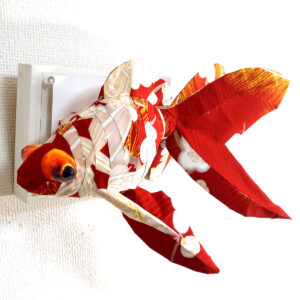 彫刻 レリーフ 立体アート のおすすめ作品・人気作家 動物 立体 金魚 魚 contemporary コンテンポラリーアート トカゲ ポップアート 彫刻 絹塑友禅 夏夕 インテリア絵画 アート