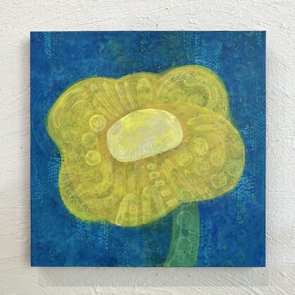 アクリル画 のおすすめ作品・人気作家 アクリル 抽象 花 こんにちは インテリア絵画 アート